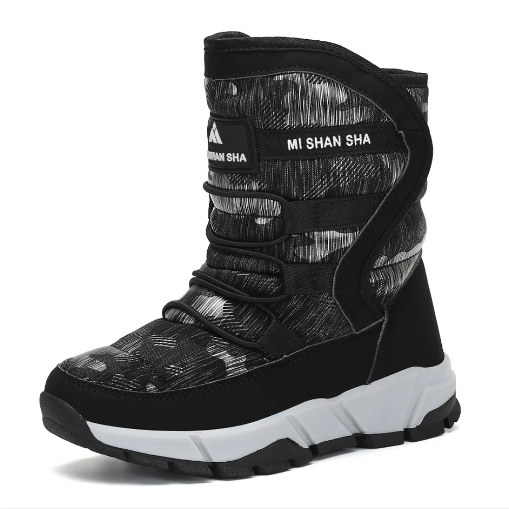 Mishansha Black Waterproof Snowboots Unisex Size 10 Toddlers 27 Euro